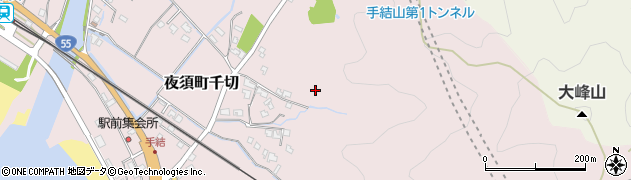 高知県香南市夜須町千切周辺の地図
