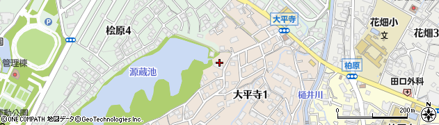 大平寺西公園周辺の地図