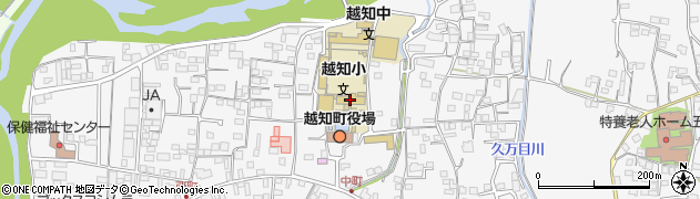 越知町学校給食共同調理場周辺の地図
