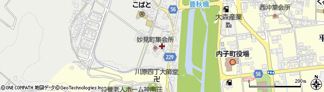 愛媛県喜多郡内子町五十崎甲925周辺の地図