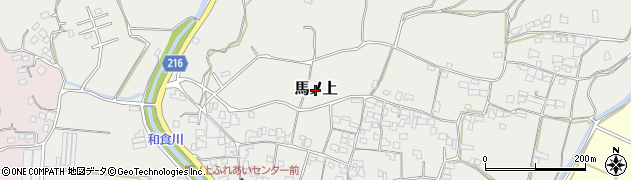 高知県芸西村（安芸郡）馬ノ上周辺の地図