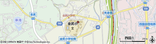 福岡県福岡市西区金武2029周辺の地図
