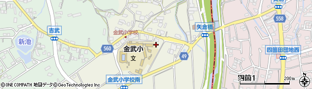 福岡県福岡市西区金武2037周辺の地図