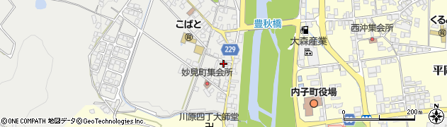 愛媛県喜多郡内子町五十崎甲911周辺の地図