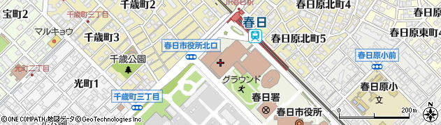 福岡県聴覚障害者センター周辺の地図
