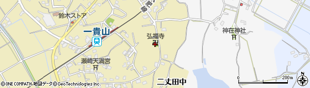 弘福寺周辺の地図