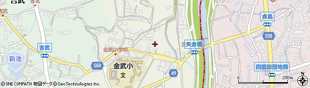 福岡県福岡市西区金武2042周辺の地図