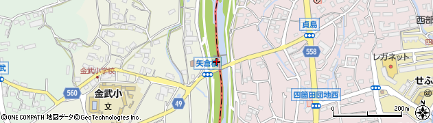 矢倉橋周辺の地図