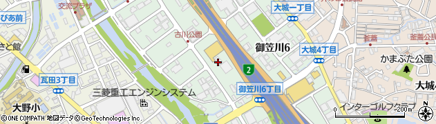 アート引越センター 福岡南支店周辺の地図