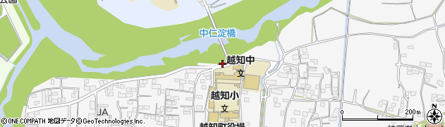 中仁淀橋周辺の地図
