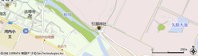 引瀬神社周辺の地図