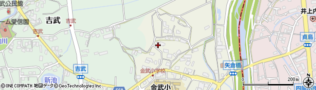 福岡県福岡市西区金武2070周辺の地図