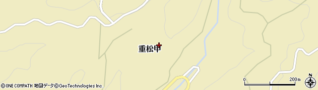 愛媛県喜多郡内子町重松甲1051周辺の地図