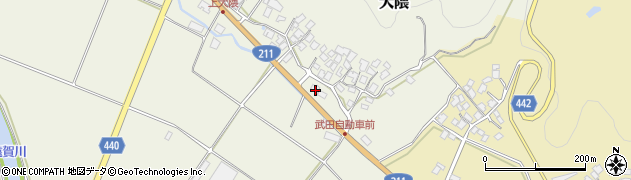 福岡県嘉麻市大隈243周辺の地図