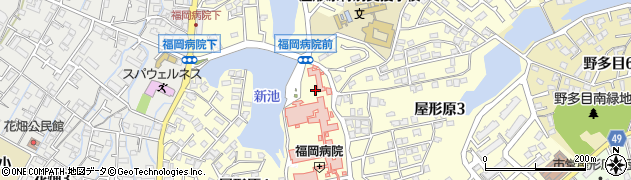 福岡県福岡市南区屋形原周辺の地図