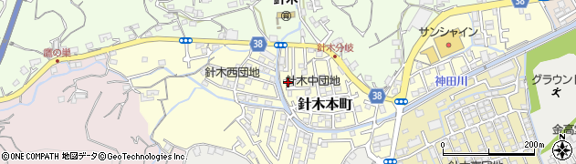 高知県高知市針木本町周辺の地図