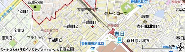篠原印刷所周辺の地図