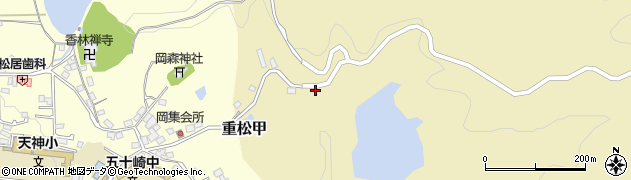 愛媛県喜多郡内子町重松甲162周辺の地図