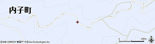 愛媛県喜多郡内子町只海甲1398周辺の地図
