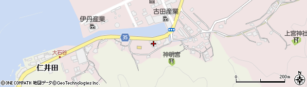 高知県高知市五台山16-4周辺の地図