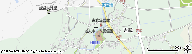 吉武公園周辺の地図