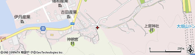 高知県高知市五台山317周辺の地図