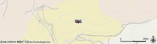 高知県佐川町（高岡郡）瑞応周辺の地図