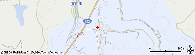 福岡県嘉麻市千手373周辺の地図