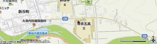 愛媛県大洲市新谷（甲）周辺の地図
