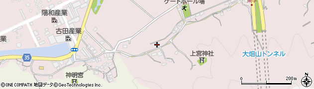 高知県高知市五台山346周辺の地図