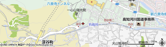 高知県高知市六泉寺町147周辺の地図