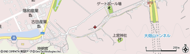 高知県高知市五台山348周辺の地図