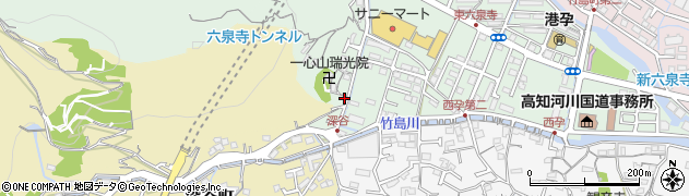 高知県高知市六泉寺町153周辺の地図