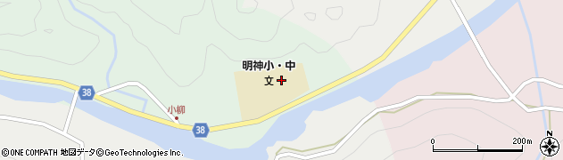 古座川町立明神中学校周辺の地図