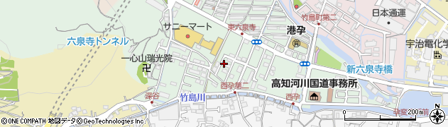 高知県高知市六泉寺町121周辺の地図
