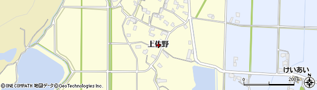 大分県宇佐市佐野上佐野周辺の地図