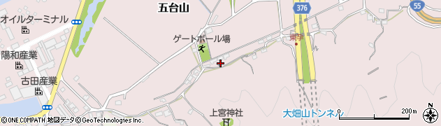 高知県高知市五台山378周辺の地図