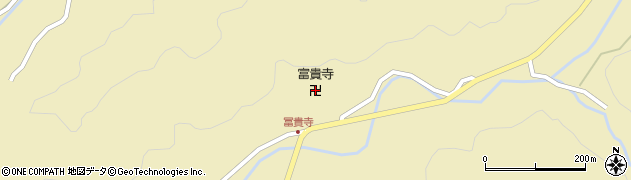富貴寺周辺の地図