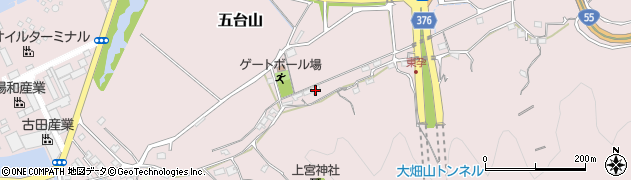 高知県高知市五台山388周辺の地図
