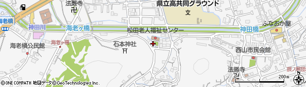 松田緑地周辺の地図