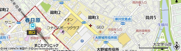 想夫恋 大野城店周辺の地図
