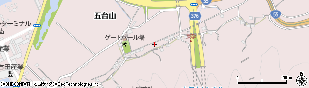 高知県高知市五台山394周辺の地図