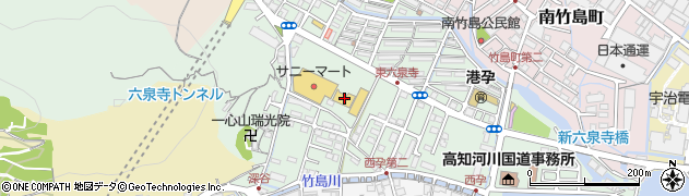 高知県高知市六泉寺町228周辺の地図