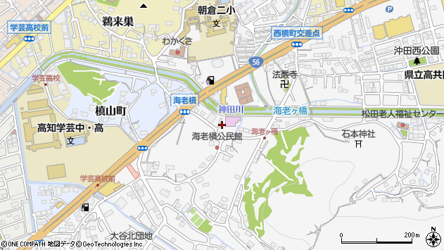 〒780-8065 高知県高知市朝倉戊の地図