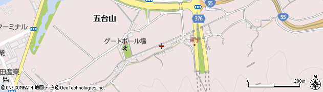 高知県高知市五台山451周辺の地図