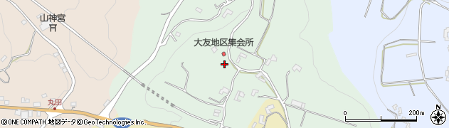 佐賀県唐津市呼子町大友周辺の地図