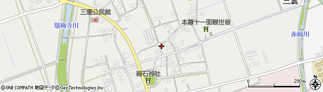 福岡県糸島市三雲405周辺の地図