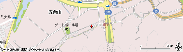 高知県高知市五台山452周辺の地図