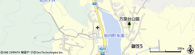 福岡県太宰府市御笠周辺の地図