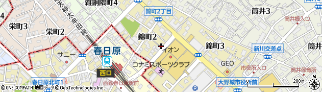 パンジー・クリーニング　錦町店周辺の地図